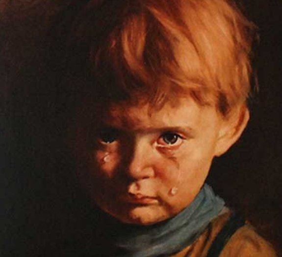 Você conhece a lenda do quadro do 'menino chorando'?
