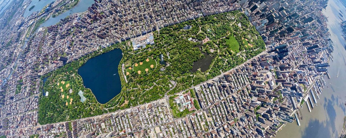 A fascinante vista aérea de cidades ao redor do mundo