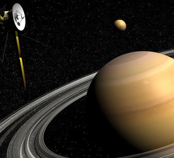 Sonda espacial da NASA encontra 'plástico' em lua de Saturno