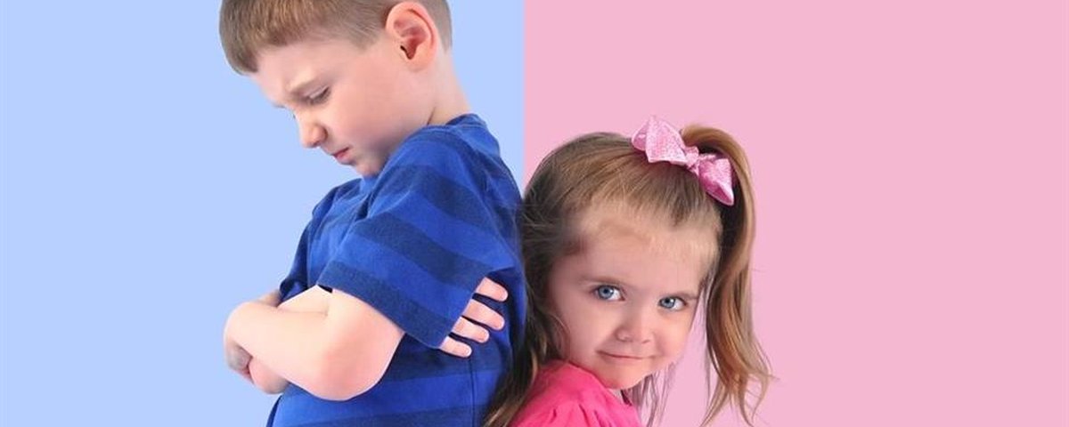 Porquê rosa para as meninas e azul para os meninos?