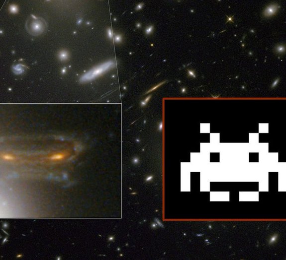 NASA encontra Space Invaders no cosmo!