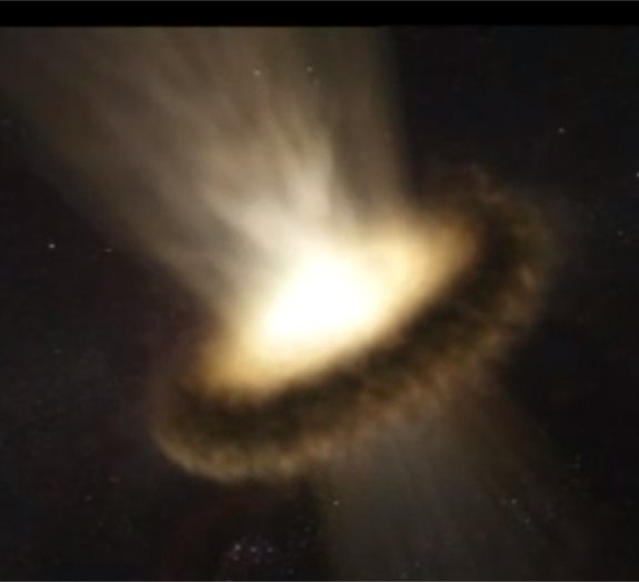 Comportamento bizarro de buraco negro intriga cientistas
