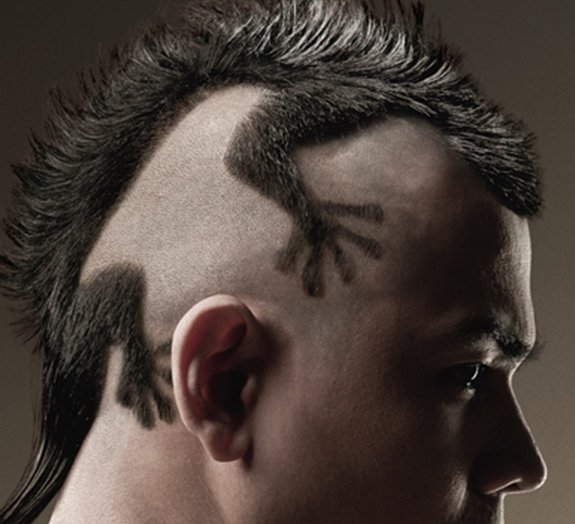 8  incríveis 'tatuagens de cabelo' artísticas