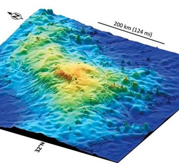 Maior vulcão da Terra é descoberto submerso próximo ao Japão