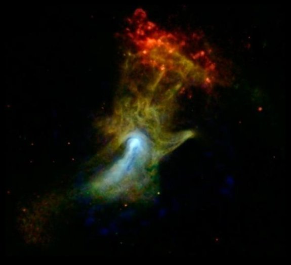Mão de Deus: telescópio da NASA registra um fenômeno incrível no espaço