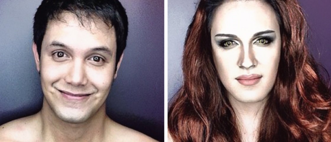 Não é Photoshop! Ator se transforma em celebridades com maquiagem