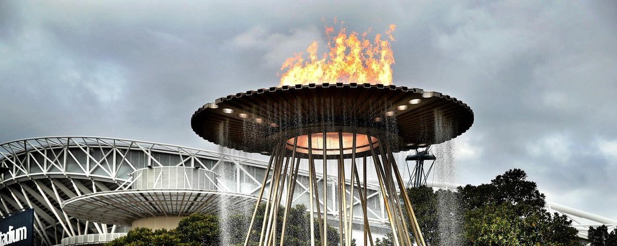 Fogo olímpico da chama da tocha dos jogos do esporte