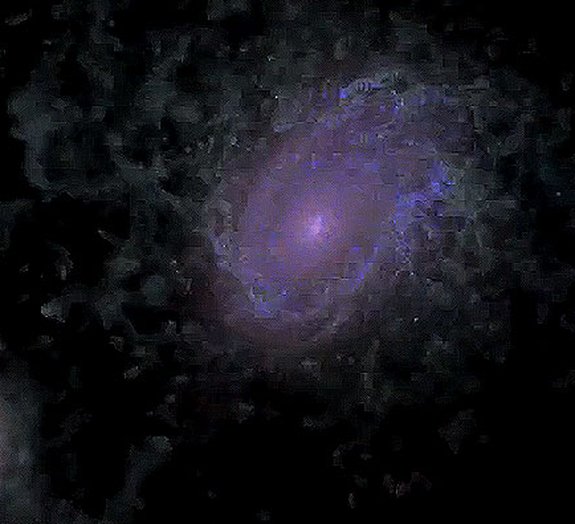 Confira a vida inteira de uma galáxia em 2 minutos [vídeo]
