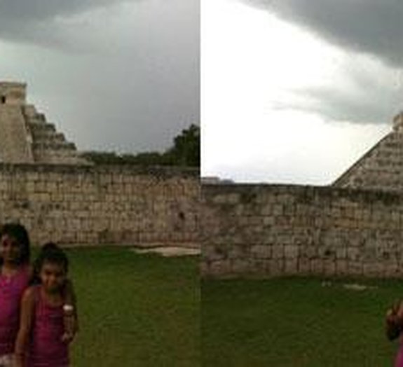 Luz misteriosa aparece em pirâmide maia: misticismo ou problema no iPhone?