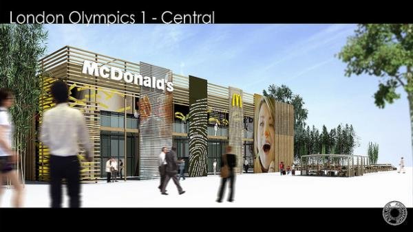 Olimpíadas de Londres vai contar com o maior McDonald´s do mundo