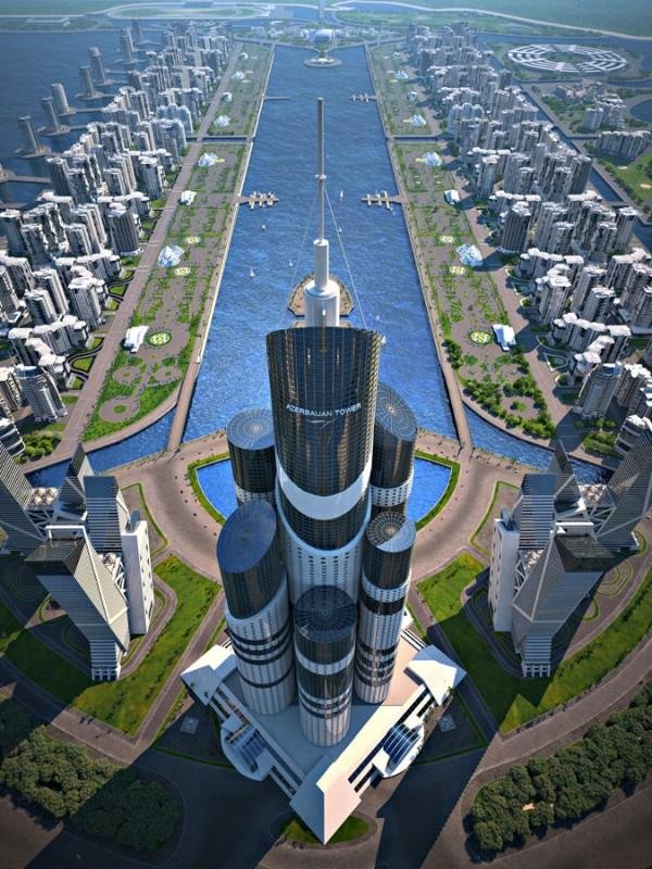 Prédio com mais de 1 km de altura pode ser construído no Azerbaijão