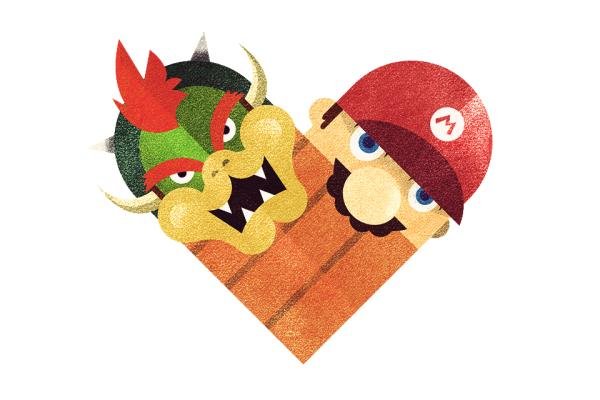 Mario x Bowser