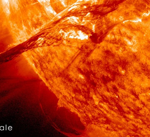 NASA libera imagens de uma erupção solar sem precedentes