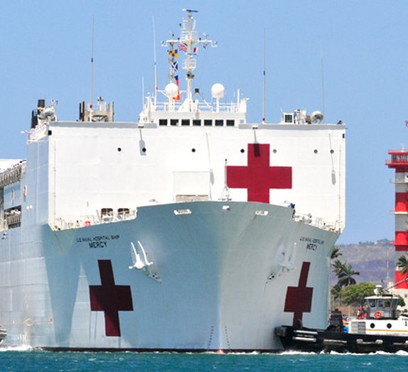 Conheça os maiores navios-hospitais do mundo
