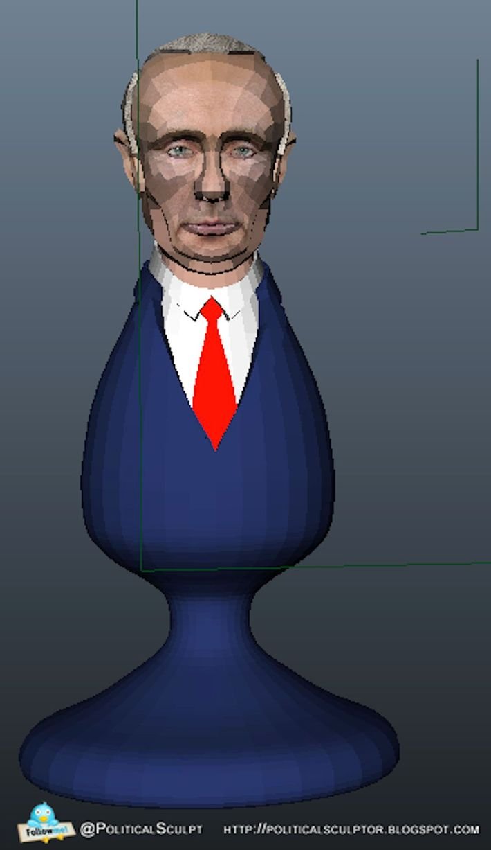 Vladimir Putin vira brinquedo sexual gay por meio de impressão 3D