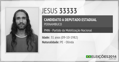 Mais nomes bizarros de candidatos às eleições para você se divertir
