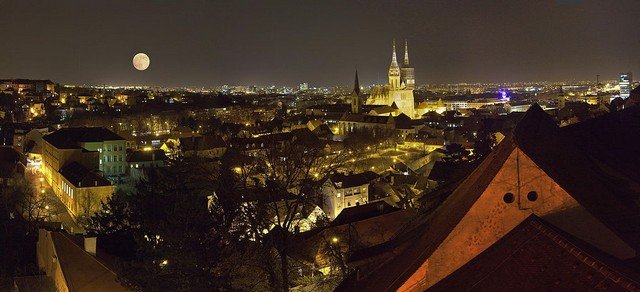 Zagreb à noite