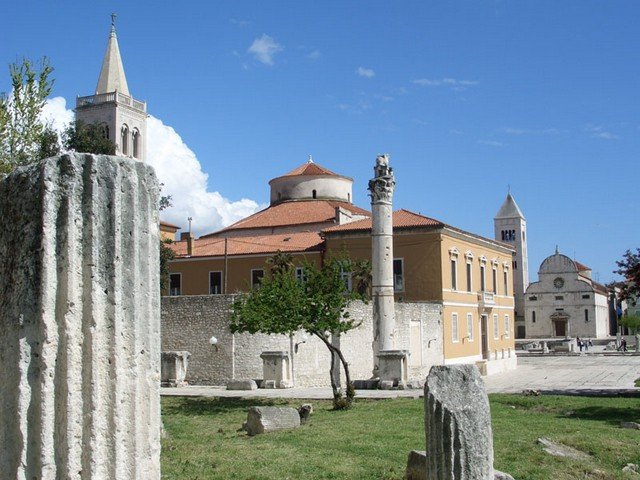 Antigo Fórum Romano em Zadar