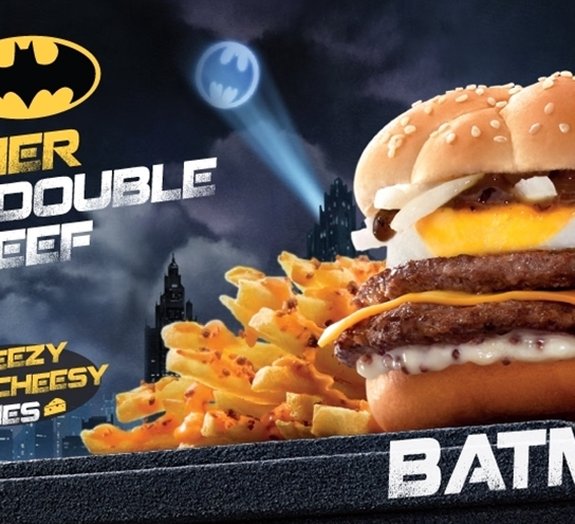 McDondald’s de Hong Kong lança hambúrguer do Batman, o BatBurger