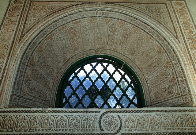Outro detalhe no interior do Palácio El Bahia