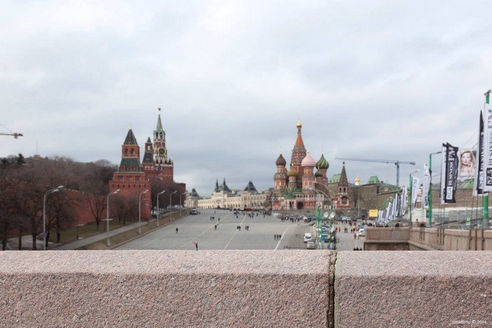 Ponte Bolshoy Moskvoretsky, Moscou.