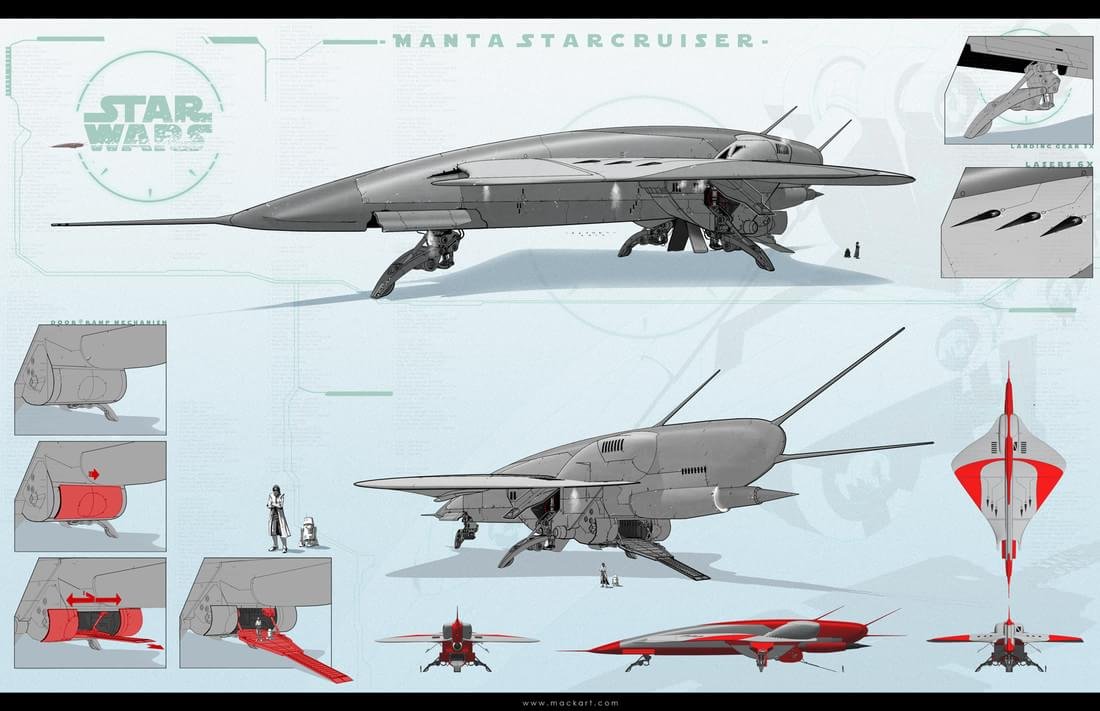 Artista cria design conceitual para as naves espaciais do futuro; veja