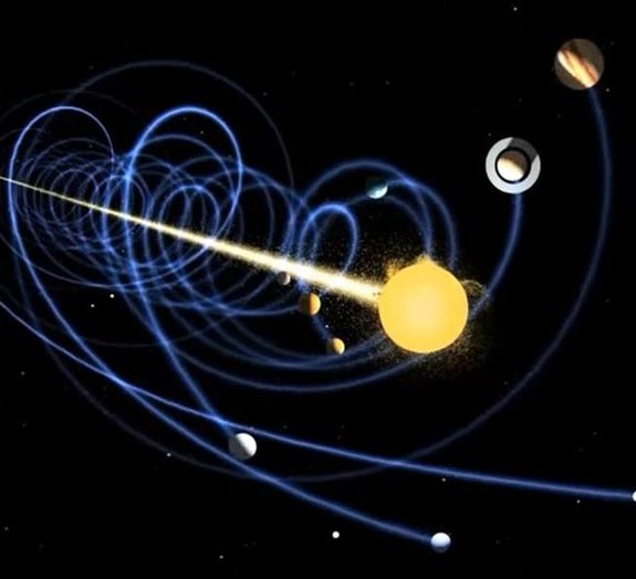 Você tem ideia de como nosso sistema solar se move no universo? Choque-se