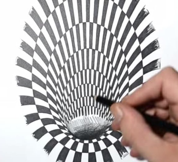 Confira Como Criar Uma Ilusão De ótica Incrível Com Lápis E Papel [vídeo] Mega Curioso