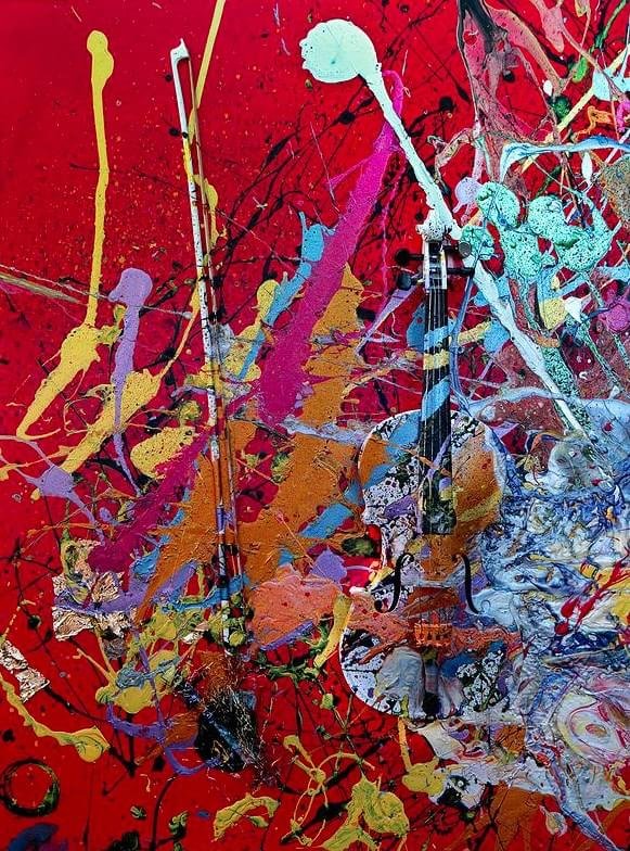 Impressionante: artista abstrata mais jovem do mundo possui somente 7 anos