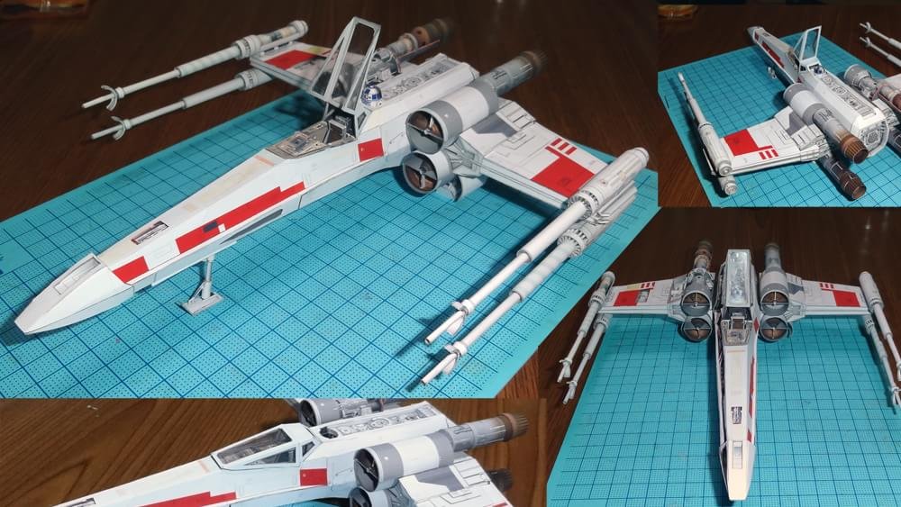 Miniaturas incríveis de papel recriam as espaçonaves mais famosas do cinema