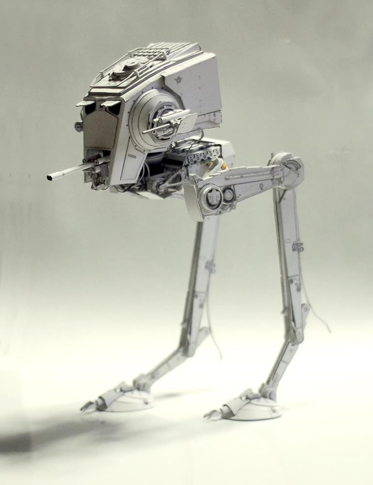 Miniaturas incríveis de papel recriam as espaçonaves mais famosas do cinema