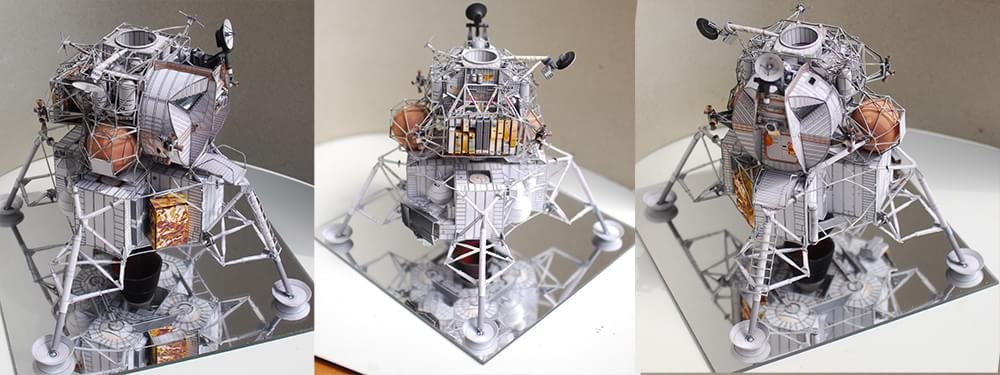 Miniaturas incríveis de papel recriam as espaçonaves mais famosas do cinema