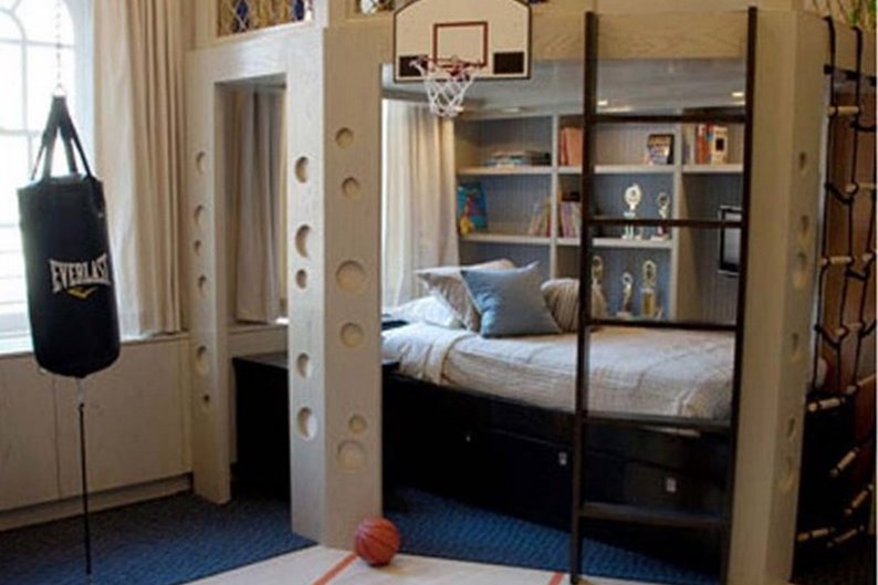 Quarto para os amantes de basquete