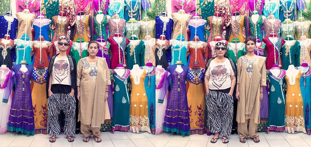 Avós e netos mudam de roupa para mostrar o choque entre gerações