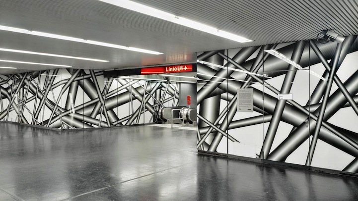 Parece mágica: Artista cria galerias inteiras com ilusão de óptica