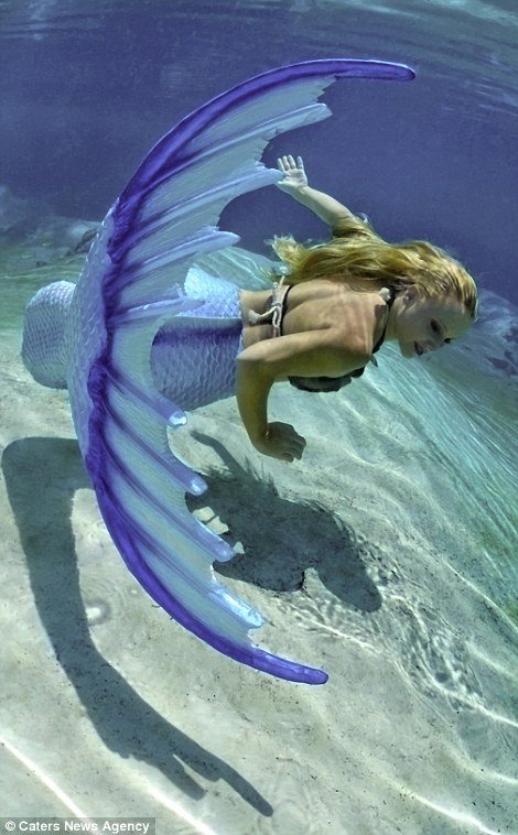 Conheça Melissa, a Pequena Sereia da vida real