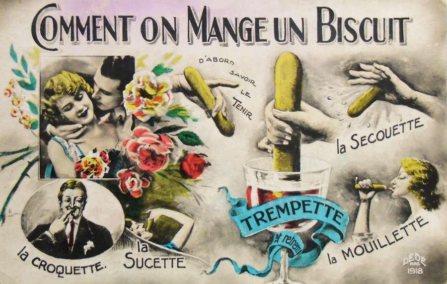Cartão francês: a ousada pornografia de 1920