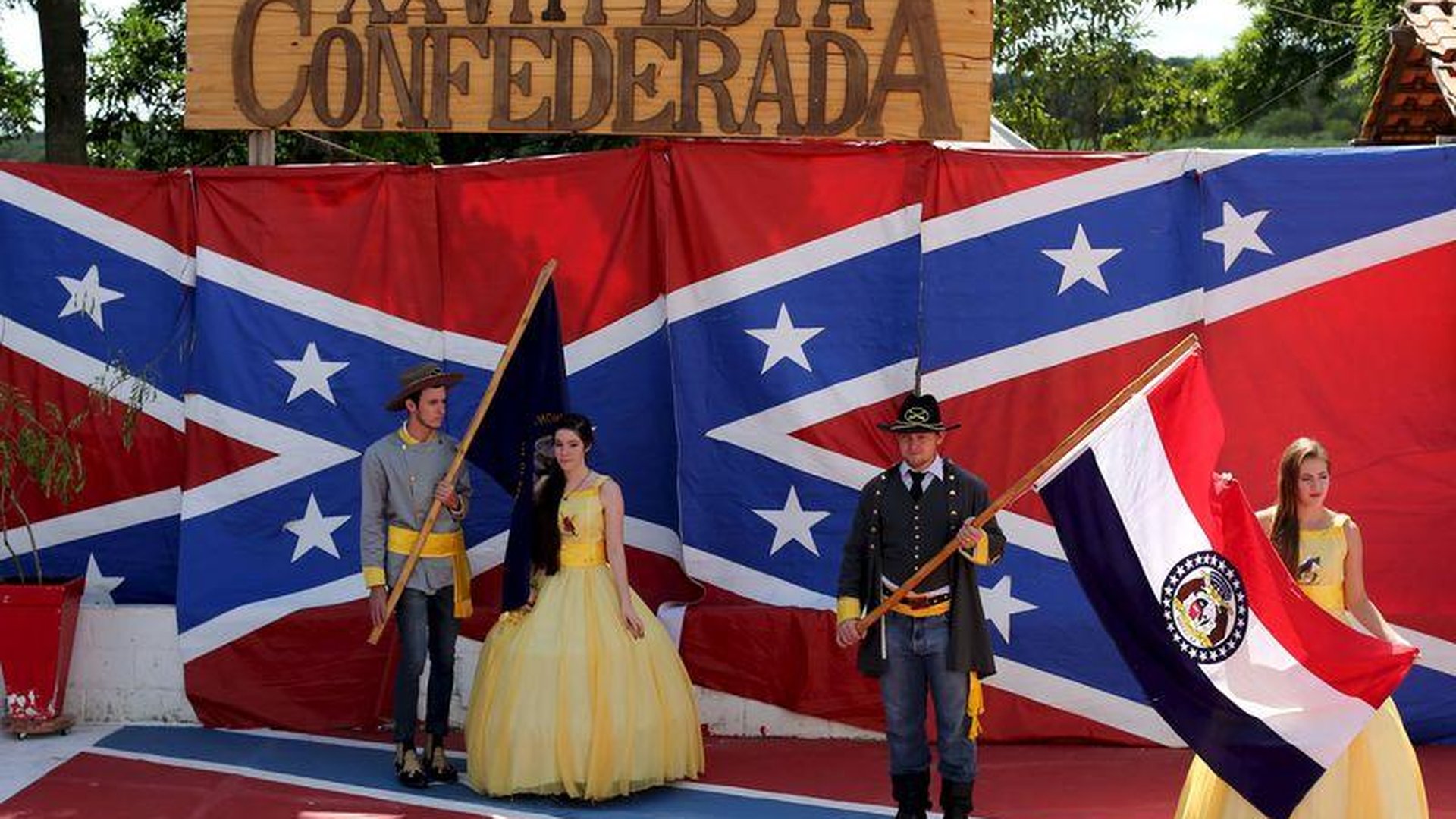Em cidade de SP, bandeira dos Estados Confederados é motivo de orgulho