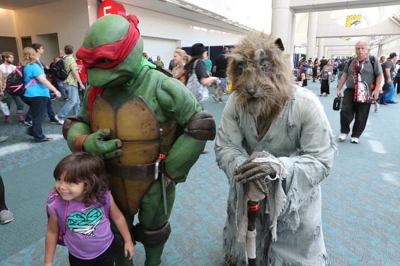 Rafael e Mestre Splinter