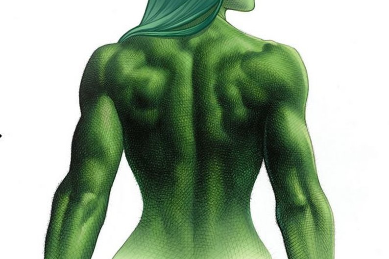 Mulher-Hulk, por Frank Cho