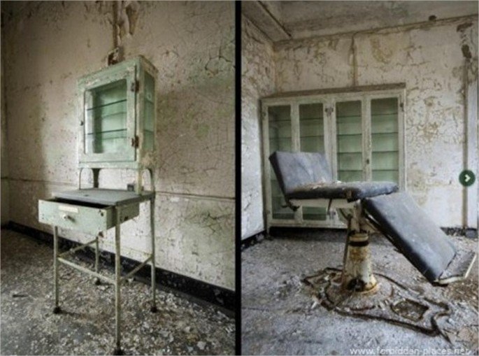 Fotos guardam memórias aterrorizadoras de sanatórios abandonados
