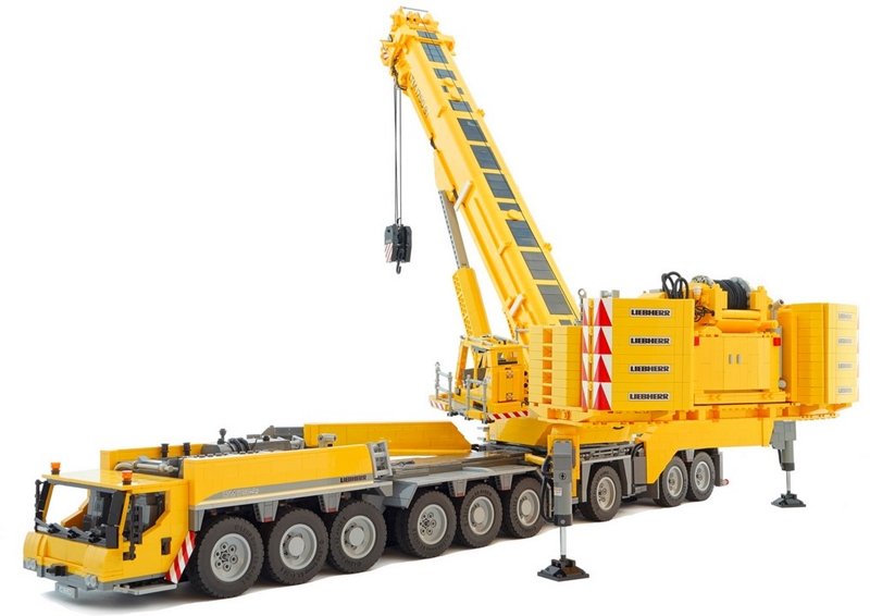 LEGO para adultos: grua móvel de 18 rodas e 11 motores é impressionante