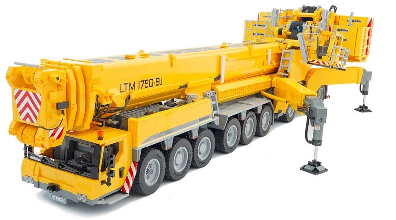 LEGO para adultos: grua móvel de 18 rodas e 11 motores é impressionante