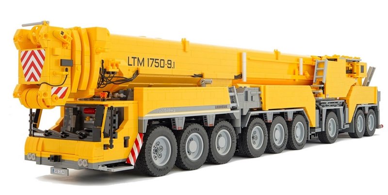 LEGO para adultos: grua móvel de 18 rodas e 11 motores é impressionante