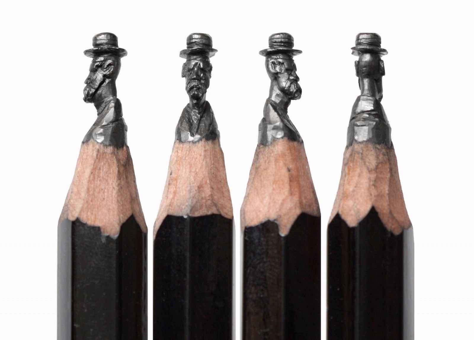 Miniaturas inacreditáveis feitas em pontas de lápis