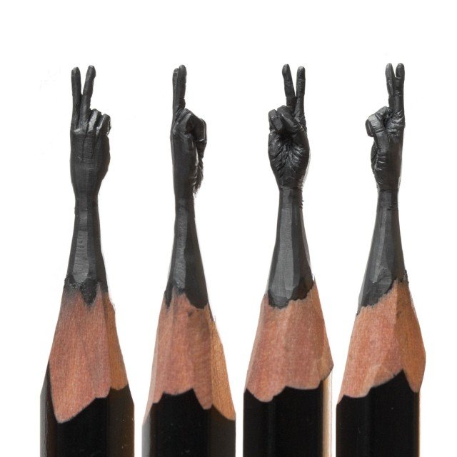 Miniaturas inacreditáveis feitas em pontas de lápis