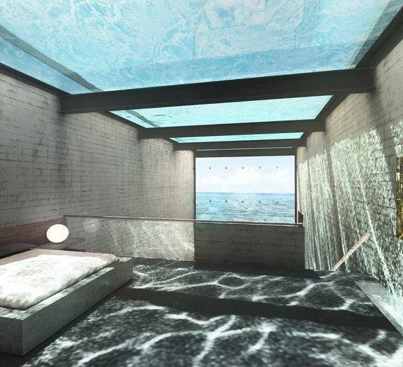 Conheça a casa subterrânea com piscina no topo e vista incrível do mar