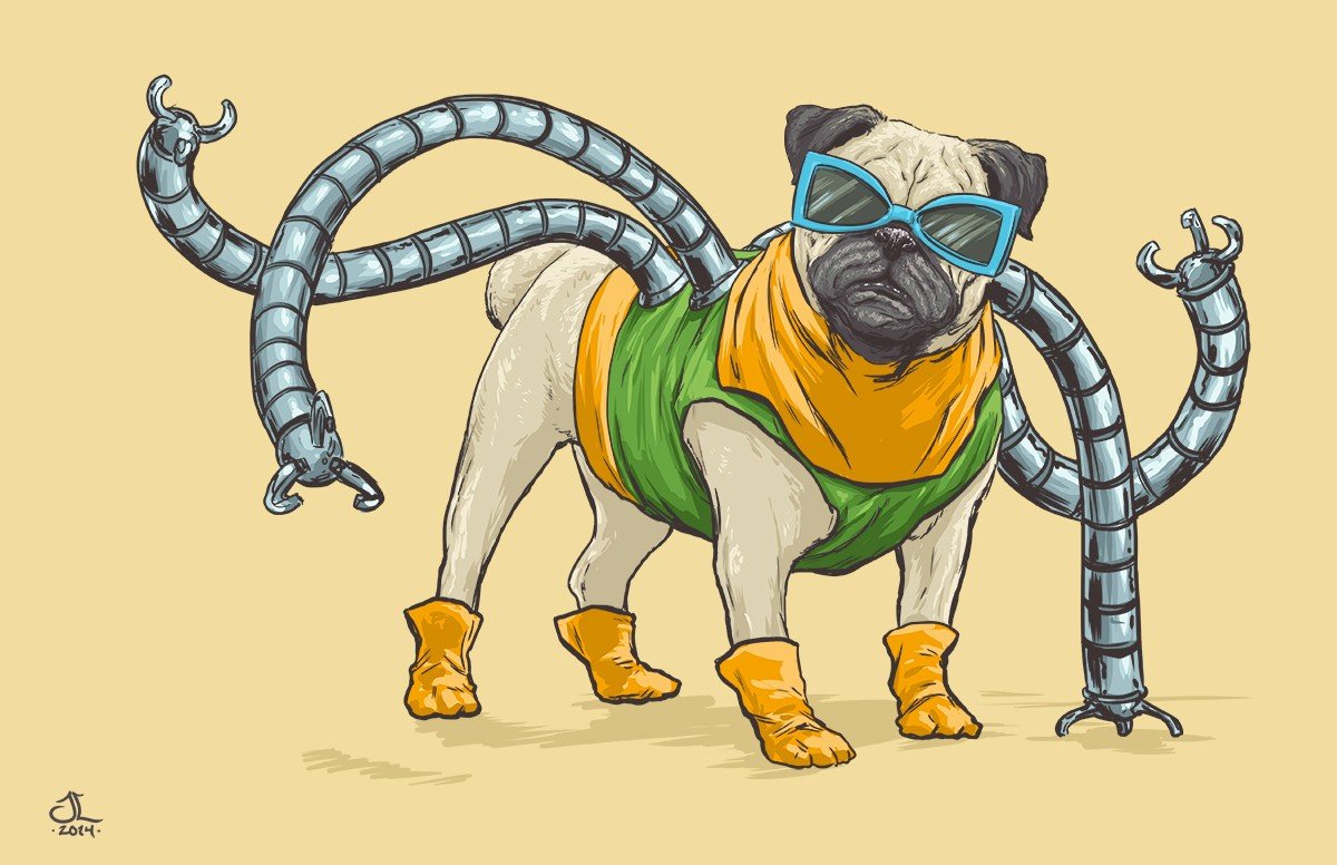 Misturar personagens da Marvel com cachorros? Claro que dá certo!
