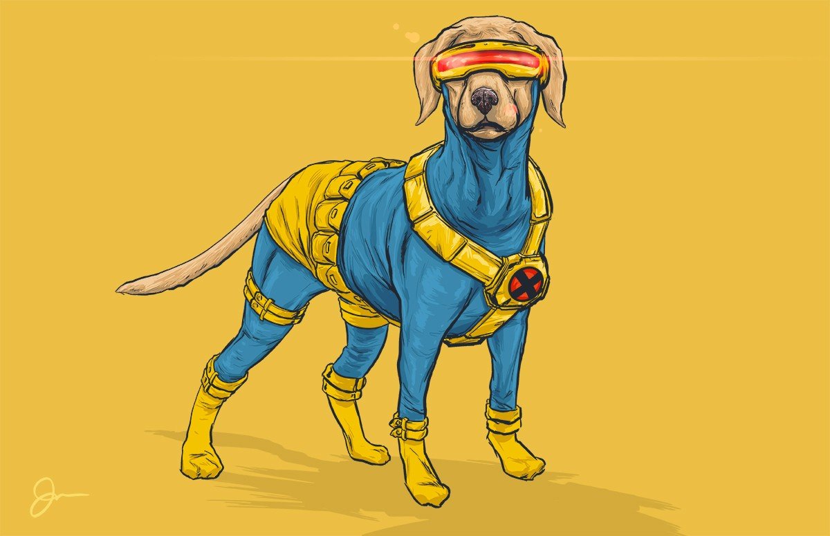 Misturar personagens da Marvel com cachorros? Claro que dá certo!