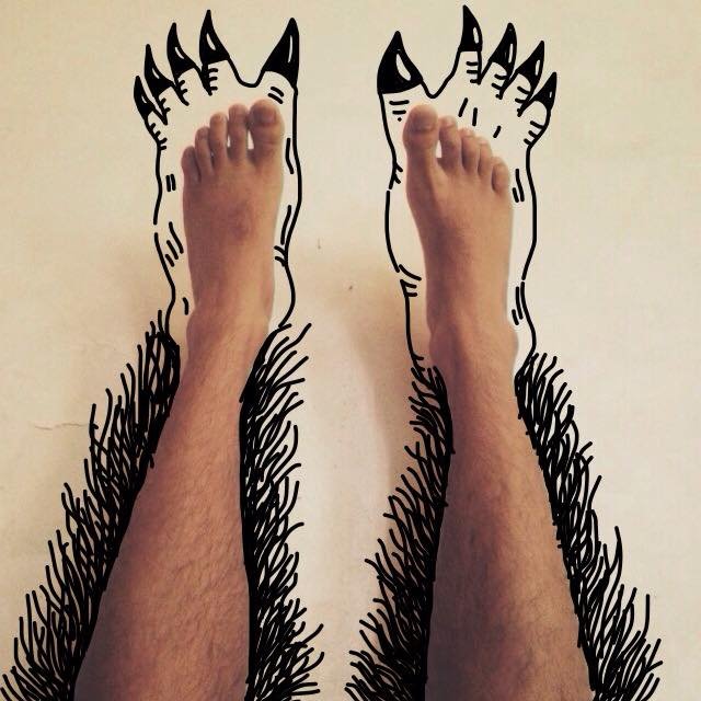 Quando os sapatos contam a história: 54 ilustrações divertidas de pés